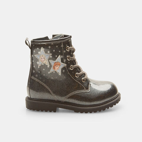 Botas militares de niña frozen con estrellas, Plateado Botas militares de niña frozen con estrellas, Plateado